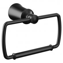 Moen YB2186BL - Matte Black Towel Ring