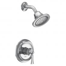 Moen UT24502EP - Wynford M-CORE 2-Series Eco Performance 1-Handle Shower Trim Kit in Chrome (Valve Sold Separately)