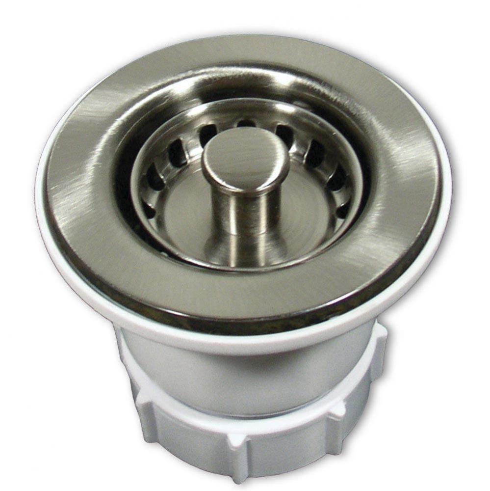 2'' Jr. Strainer in Brushed Nickel