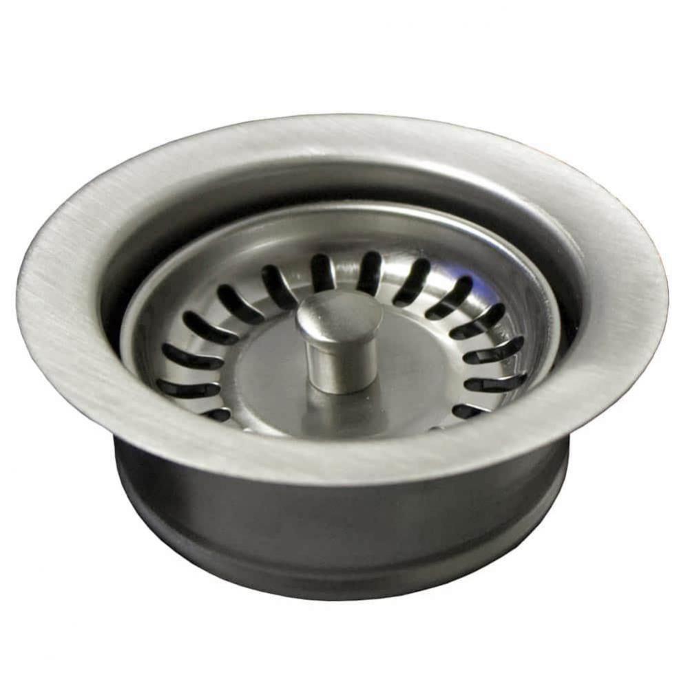 3.5'' Basket Strainer with Disposer Trim in Brushed Nickel