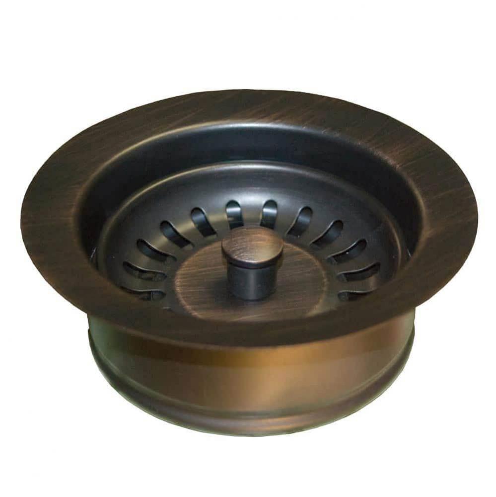 3.5'' Basket Strainer with Disposer Trim in Oil Rubbed Bronze