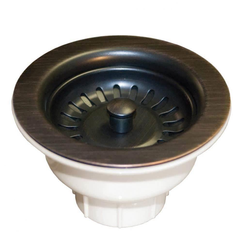 3.5'' Basket Strainer in Oil Rubbed Bronze