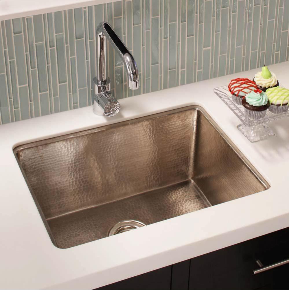 Cocina 24 Kitchen SInk in Brushed Nickel