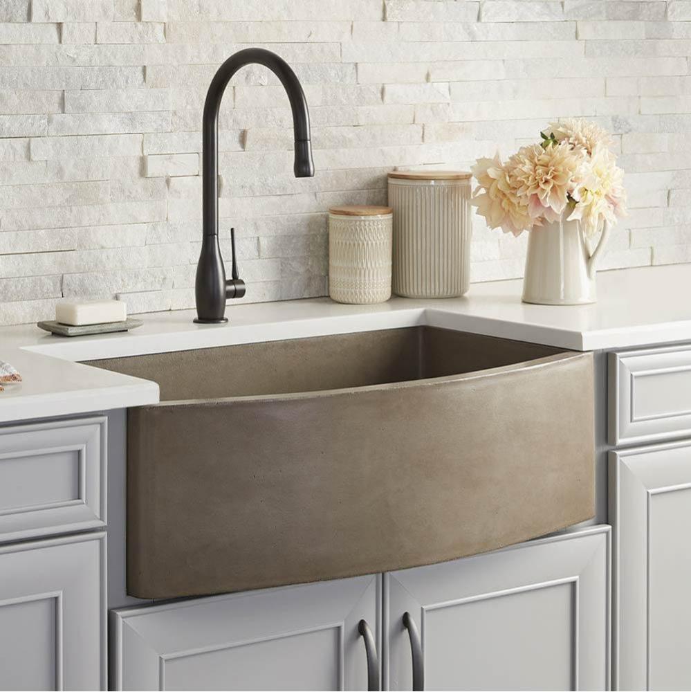 Farmhouse Quartet Kitchen Sink in Earth