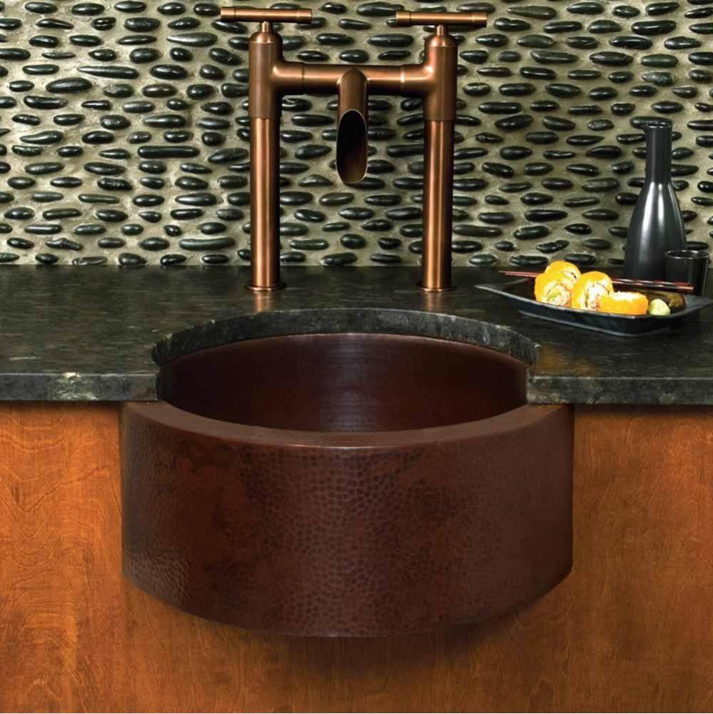 Fiesta Bar and Prep Sink in Antique Copper