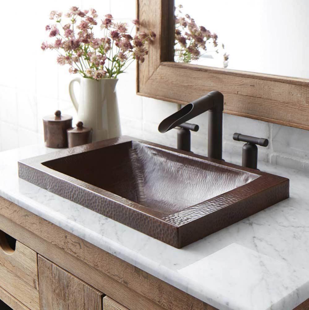 Hana Bathroom Sink in Antique Copper