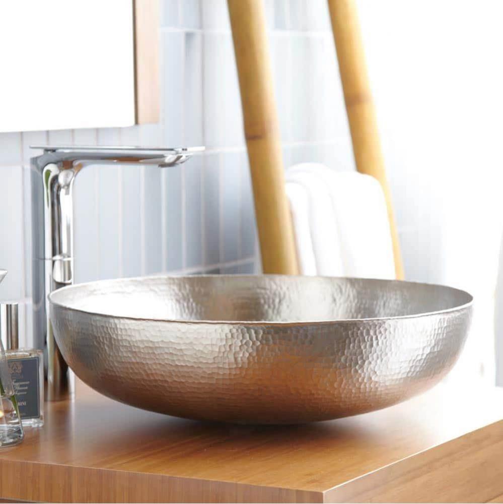 Maestro Sonata Bathroom Sink in Brushed Nickel