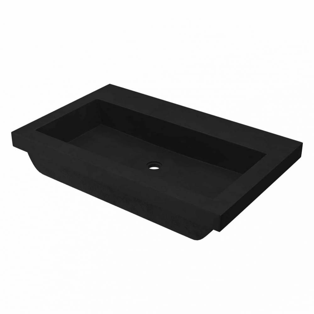 Trough 3019 in Charcoal - No Faucet Holes