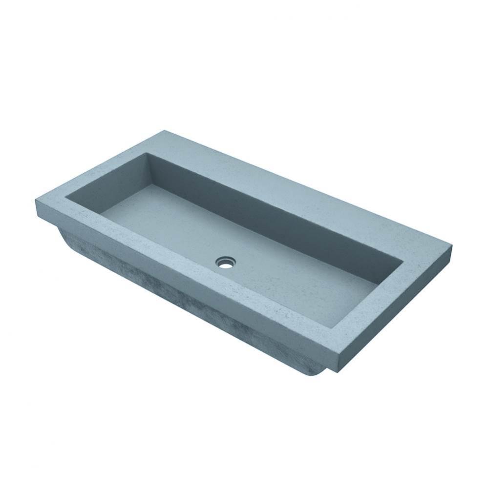 Trough 3619 in Ocean - No Faucet Holes