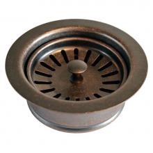 Native Trails DR340-WC - 3.5'' Basket Strainer with Disposer Trim in Weathered Copper