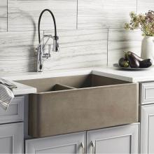 Native Trails NSKD3321-E - Farmhouse Double Bowl Kitchen Sink in Earth