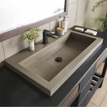 Native Trails NSL3619-EX - Trough 3619 Bathroom Sink in Earth-No Faucet Holes