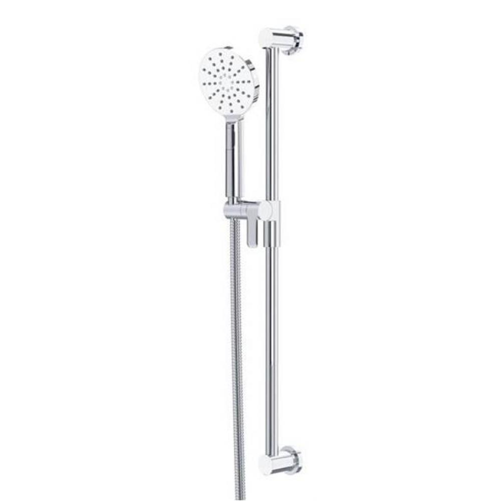 Handshower Set With 31'' Slide Bar and 4-Function Handshower