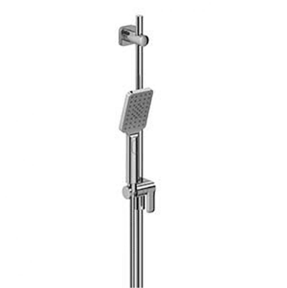 Handshower Set With 36'' Slide Bar and 4-Function Handshower