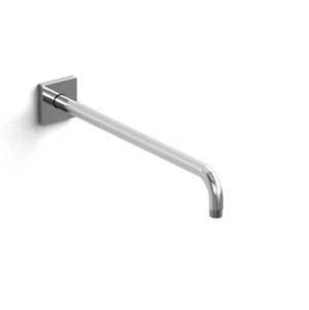 16'' Reach Wall Mount Shower Arm With Square Escutcheon