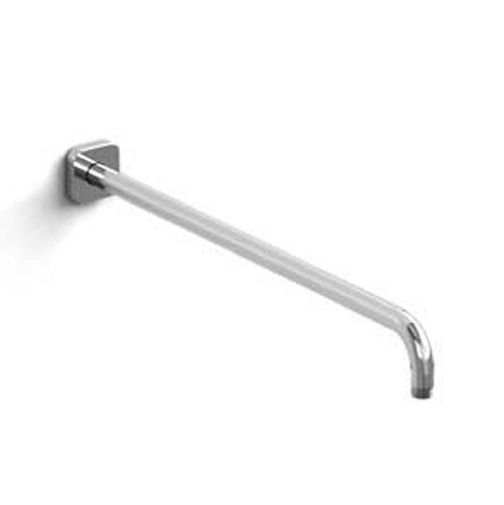 20'' Reach Wall Mount Shower Arm With Square Escutcheon