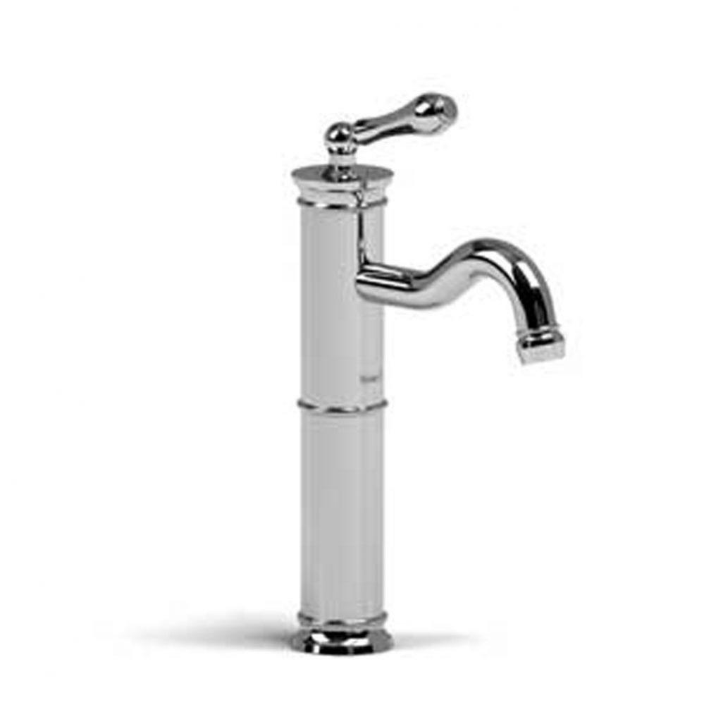 Single hole lavatory faucet