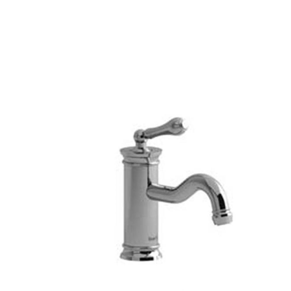 Single hole lavatory faucet without drain