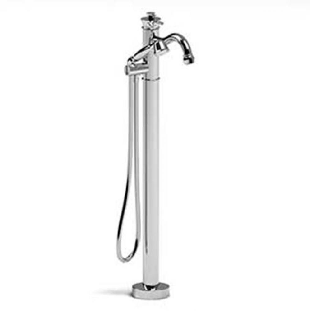 Single hole faucet for  floor-mount tub, AT