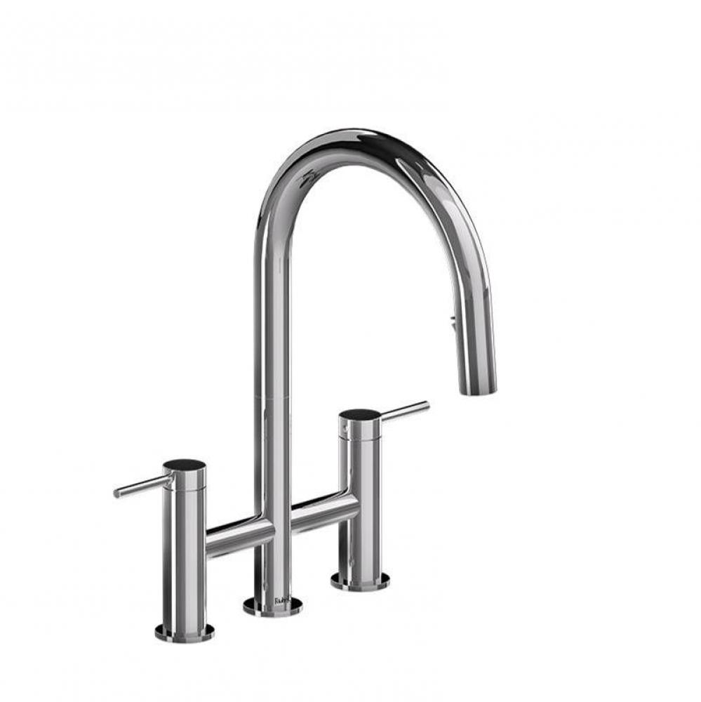 Azure™ Bridge Pull-Down Kitchen Faucet With C-Spout