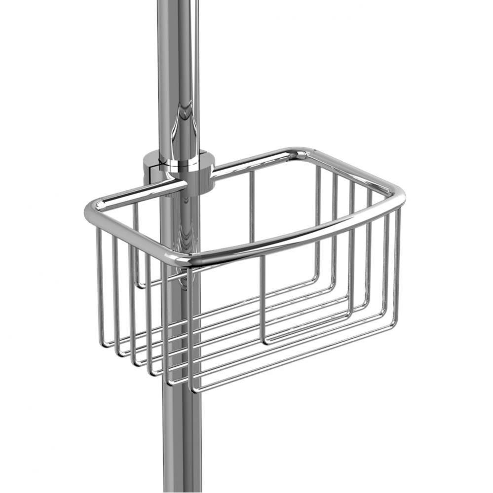 Shower rail basket,  Ø of 21mm in 25mm (7/8 ''for 1'')