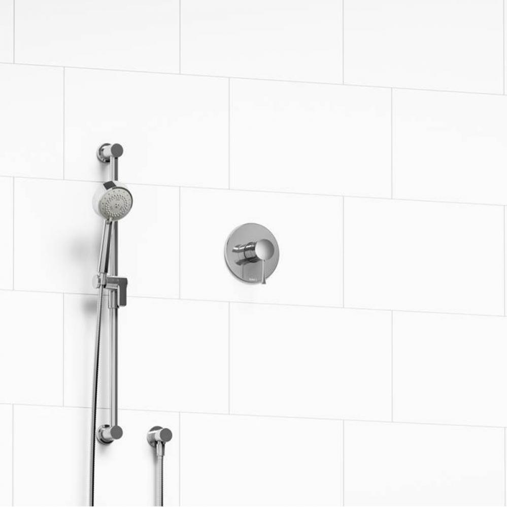 Type P (pressure balance) shower