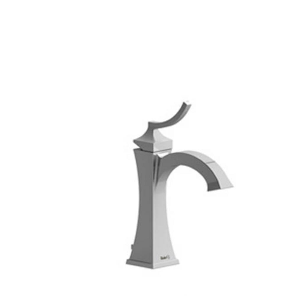 Single hole lavatory faucet without drain