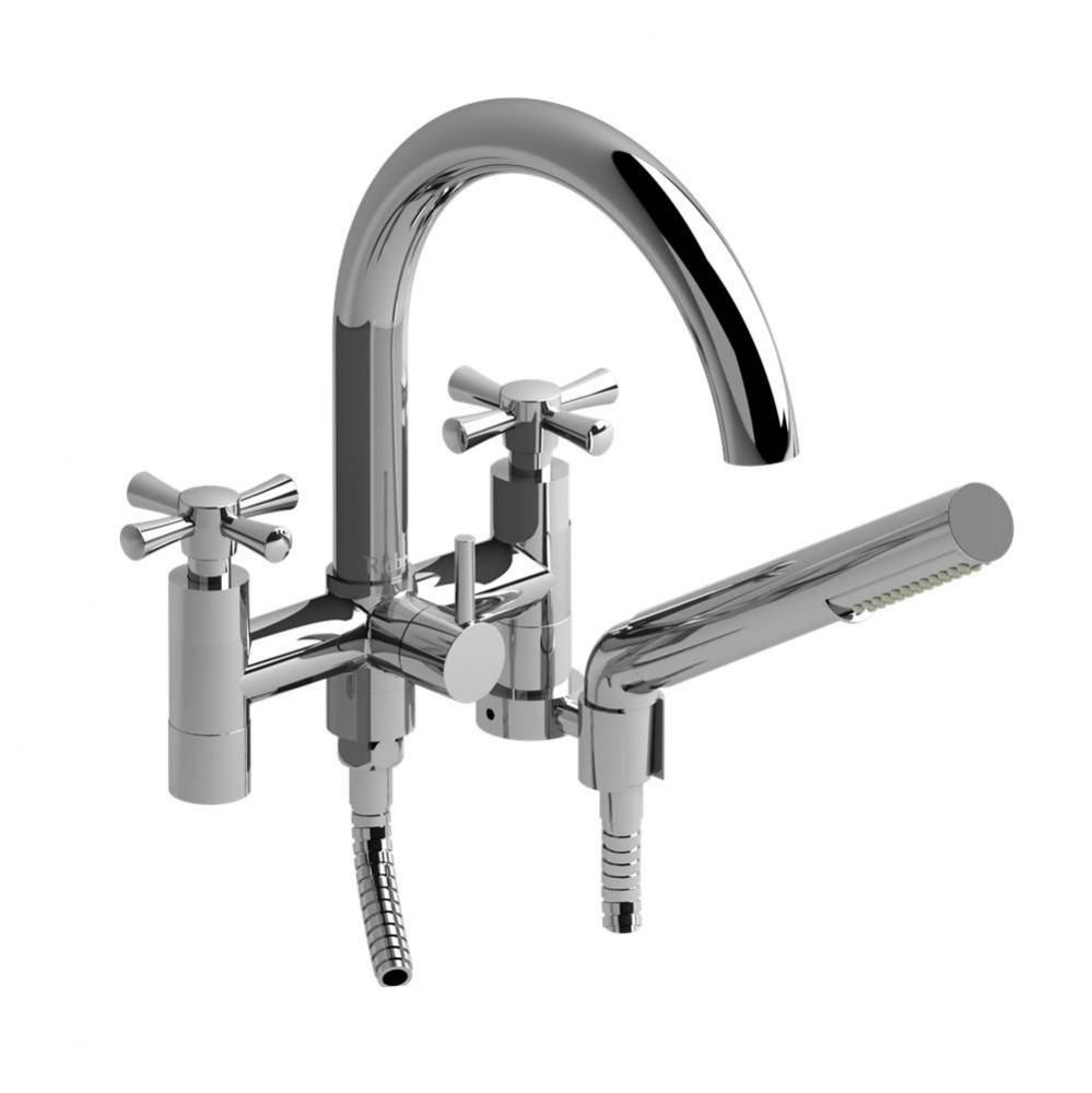 6'' tub filler with handshower