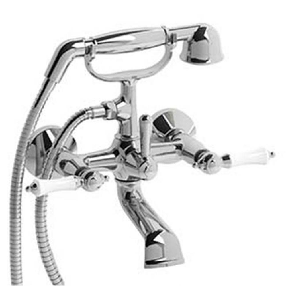 6'' tub filler with hand shower