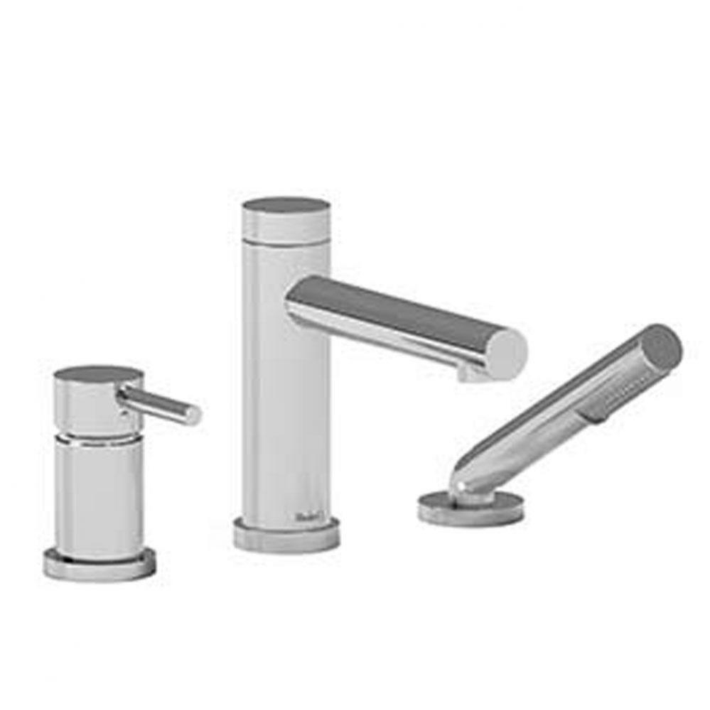 3-piece Type P (pressure balance) deck-mount tub filler with hand shower EXPANSION PEX