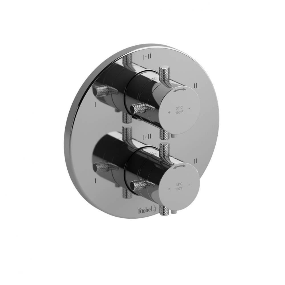 4-way Type T/P (thermostatic/pressure balance) coaxial valve trim