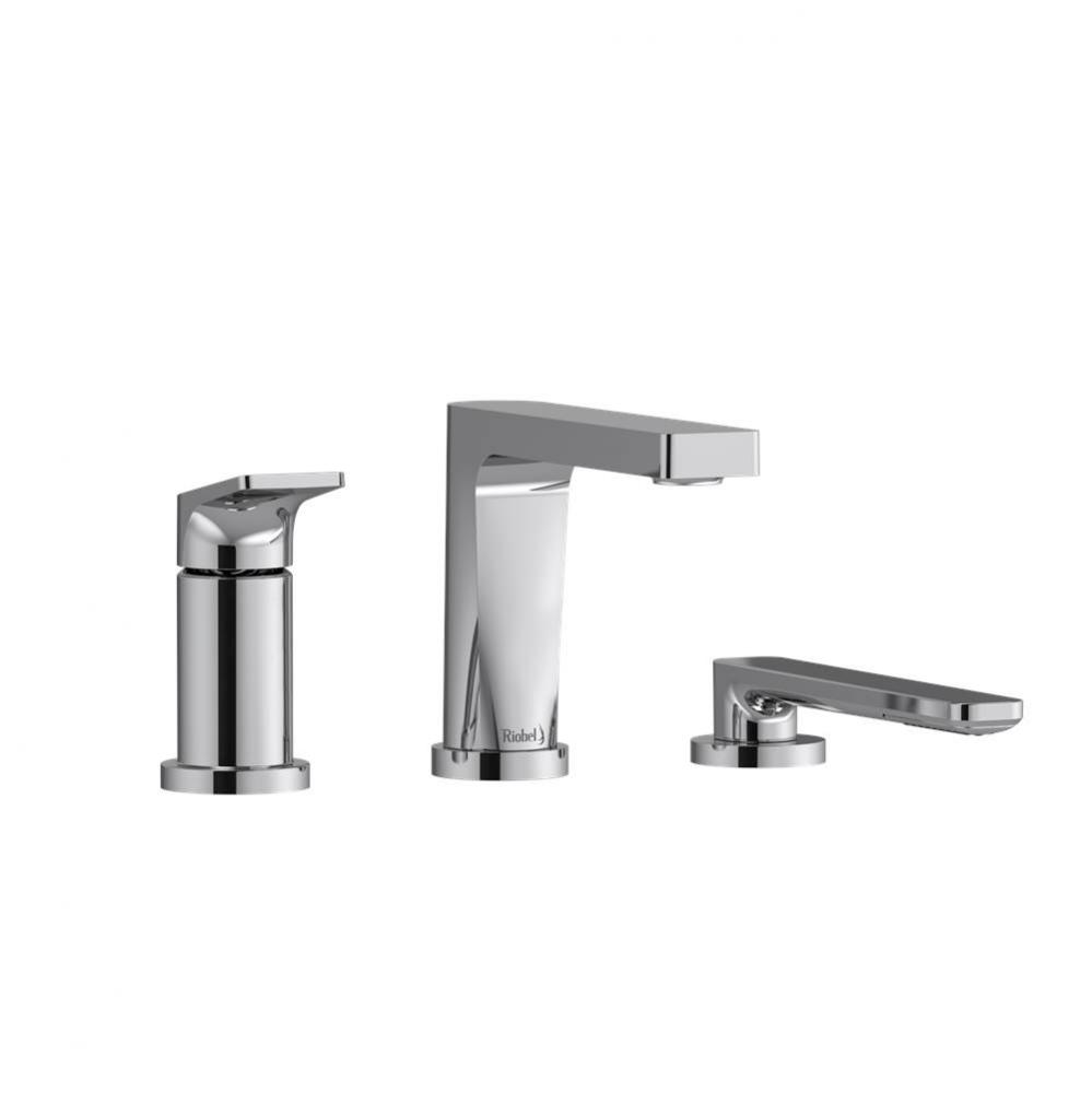 3-piece Type P (pressure balance) deck-mount tub filler with hand shower EXPANSION PEX