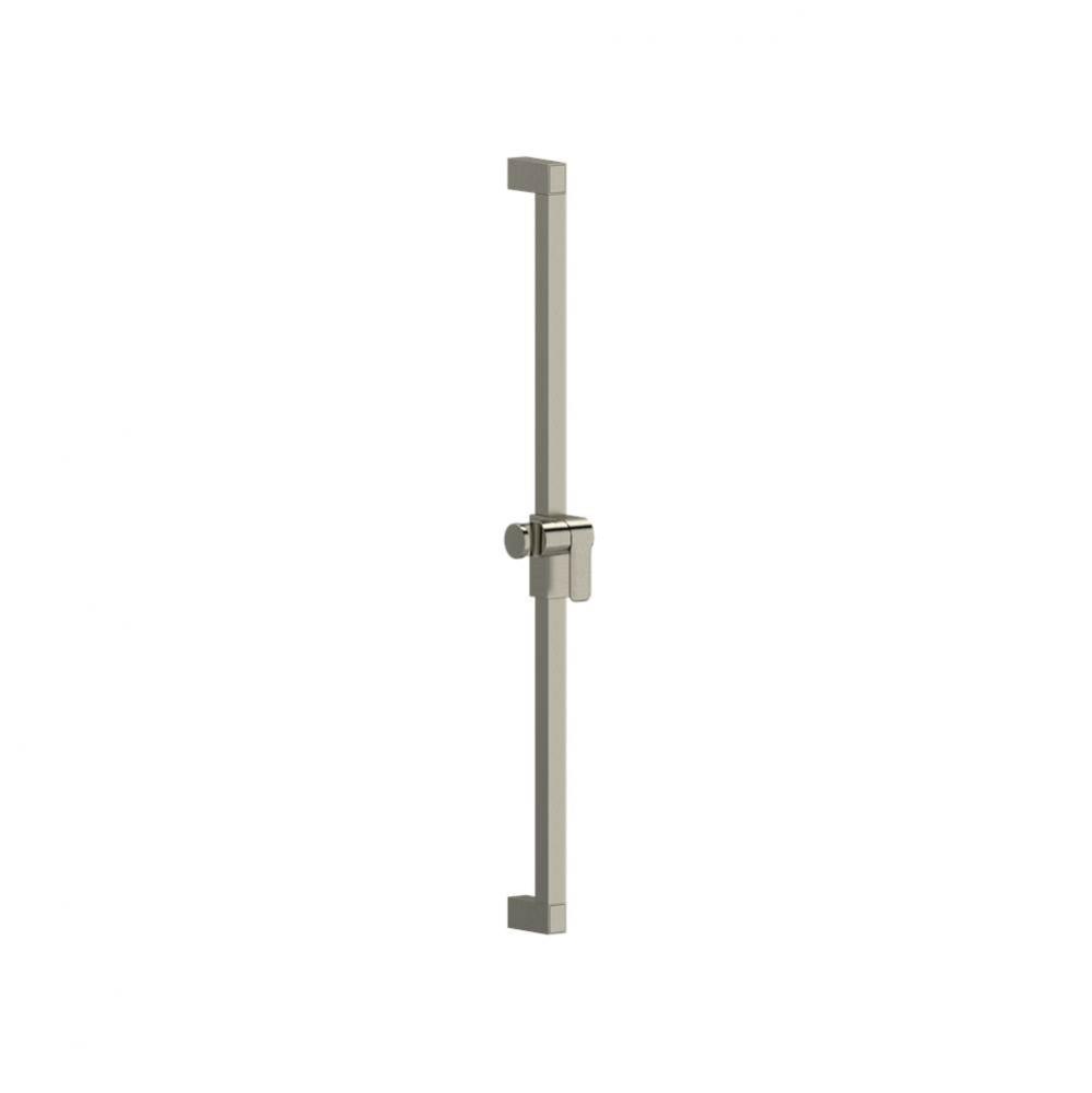 Square shower rail