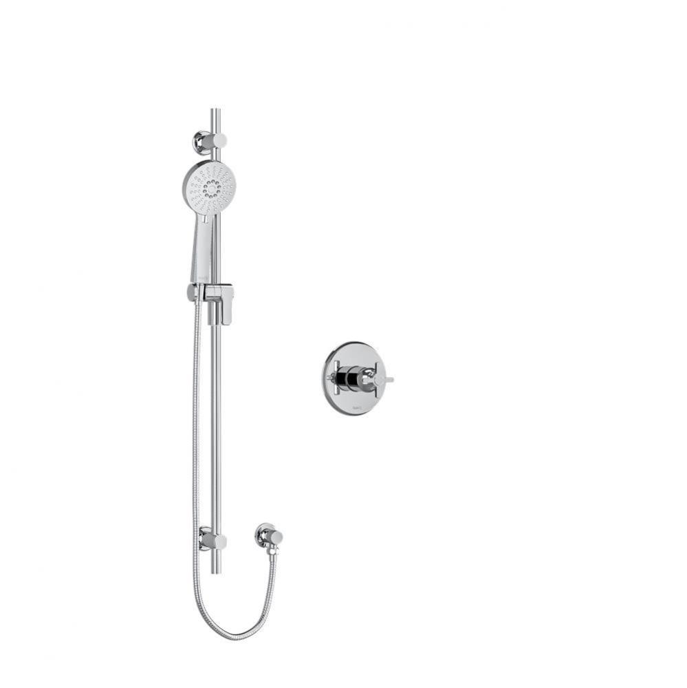 Type P (pressure balance) shower