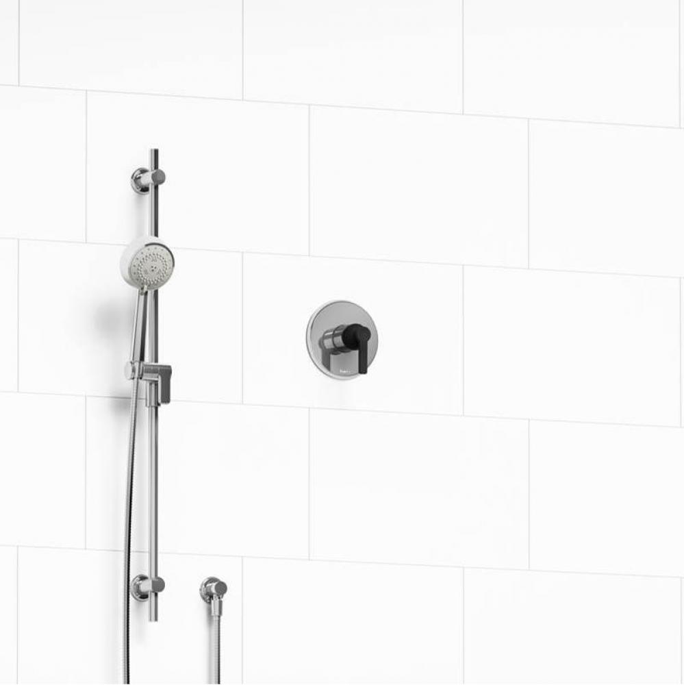 Type P (pressure balance) shower