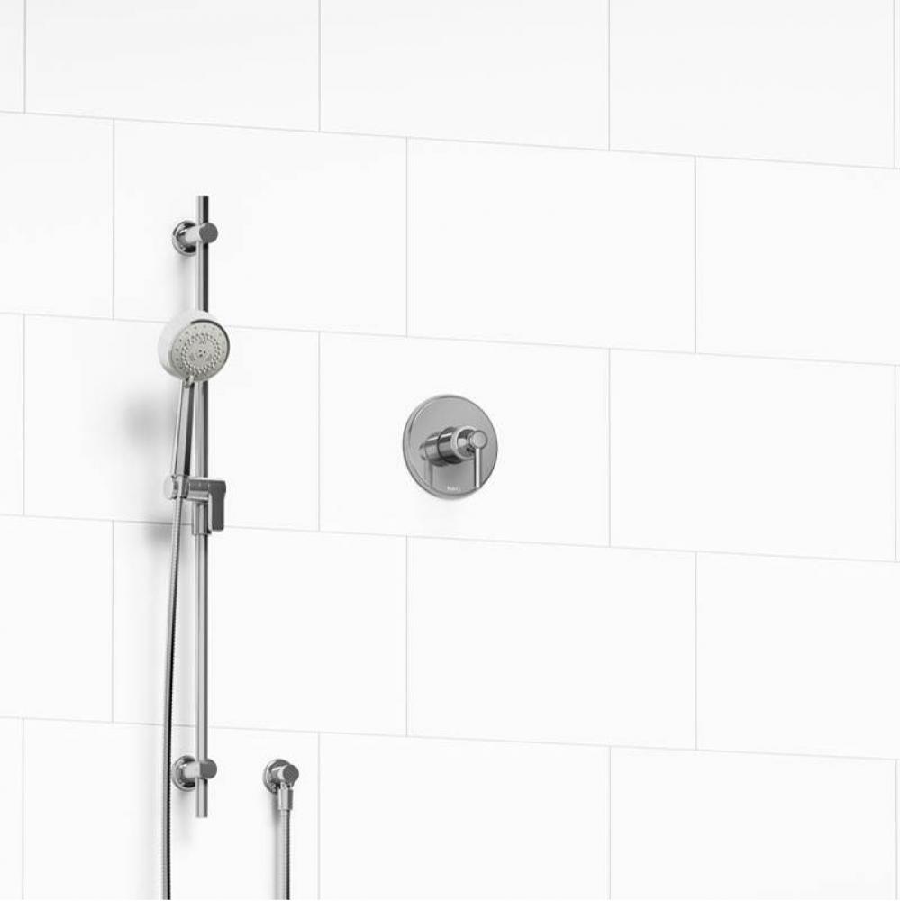 Type P (pressure balance) shower