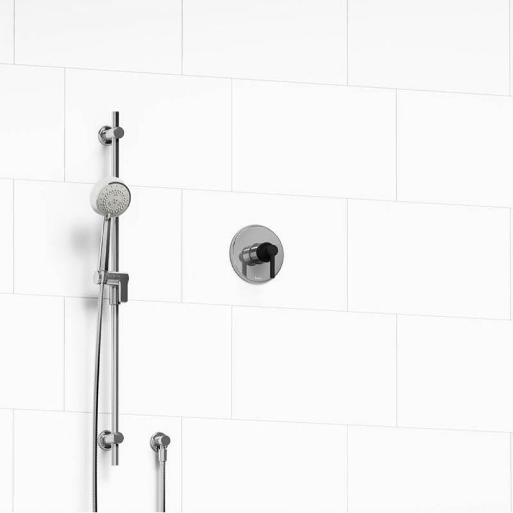 Type P (pressure balance) shower