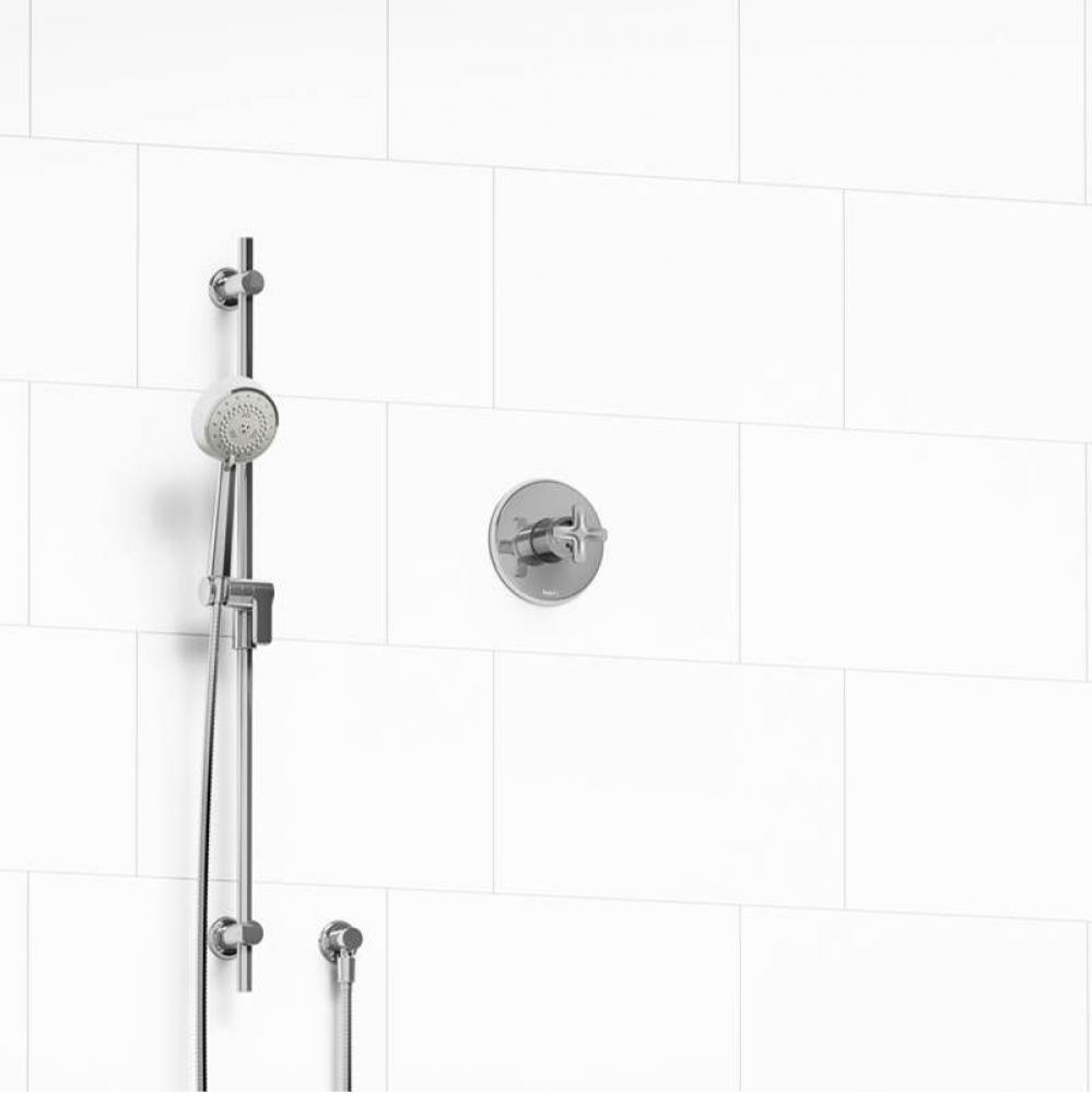 Type P (pressure balance) shower