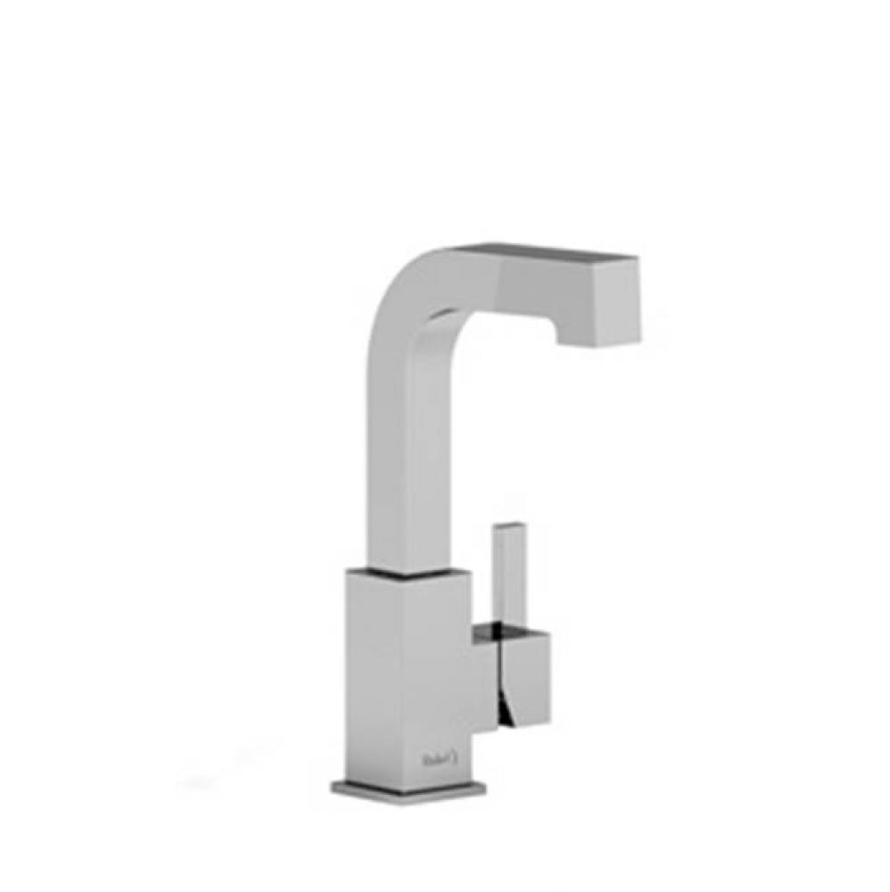 Single hole lavatory faucet without drain