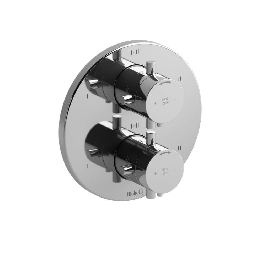 4-way Type T/P (thermostatic/pressure balance) coaxial valve trim