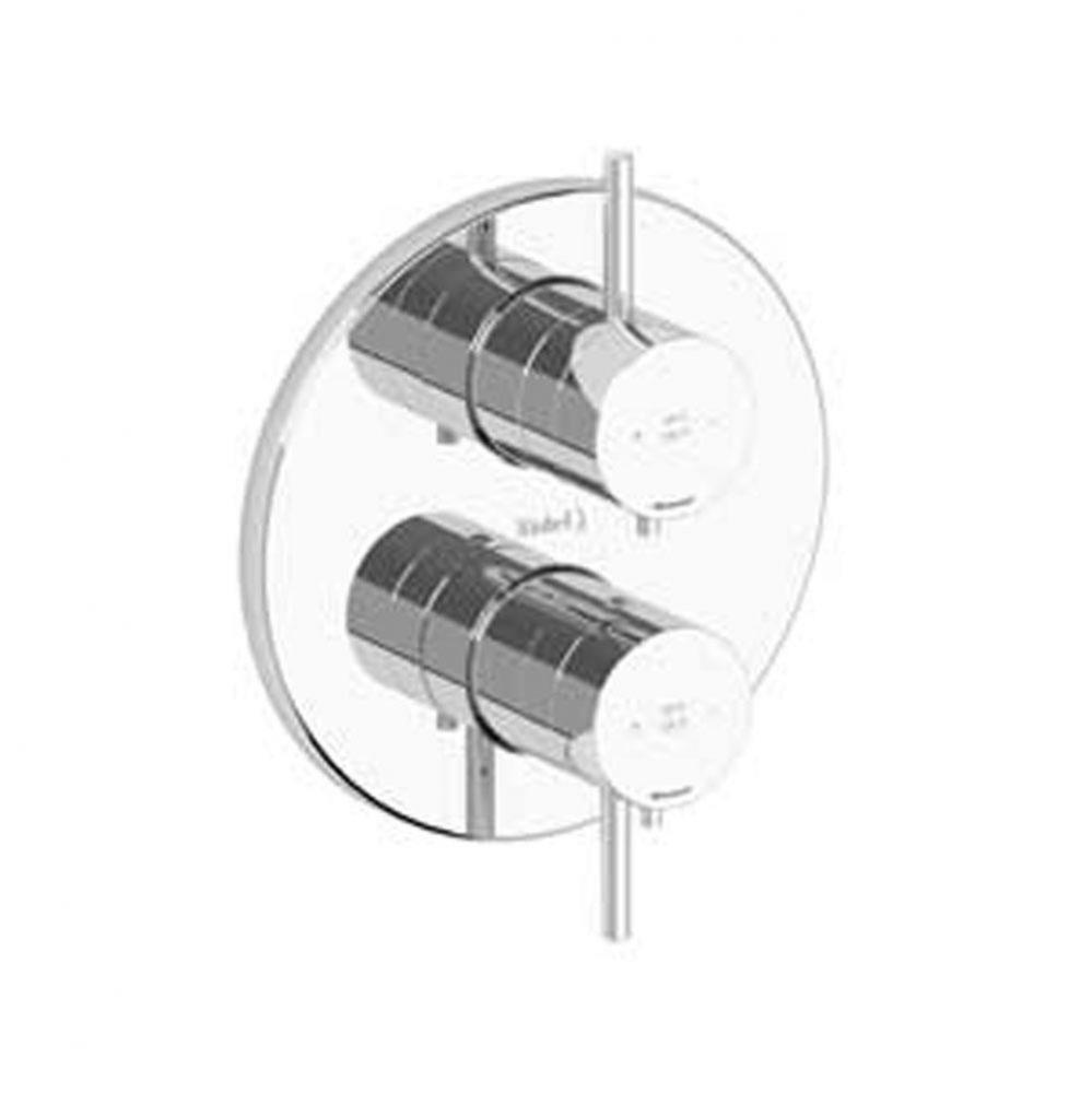 4-way Type T/P (thermostatic/pressure balance) 3/4'' coaxial complete valve