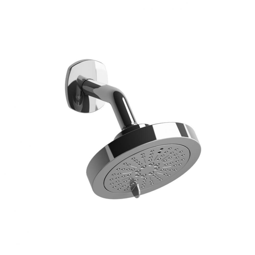 Venty 2-jet showerhead with arm