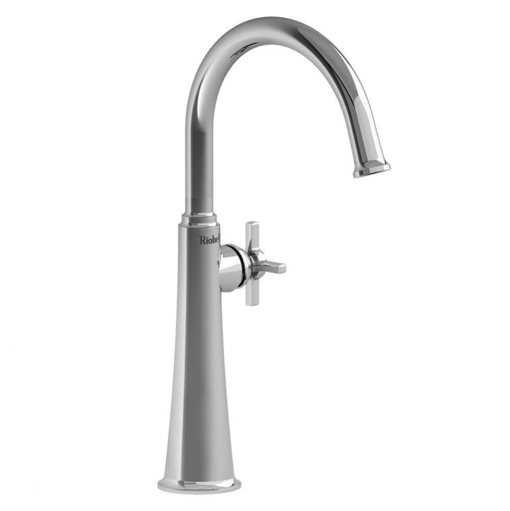 Single hole lavatory faucet