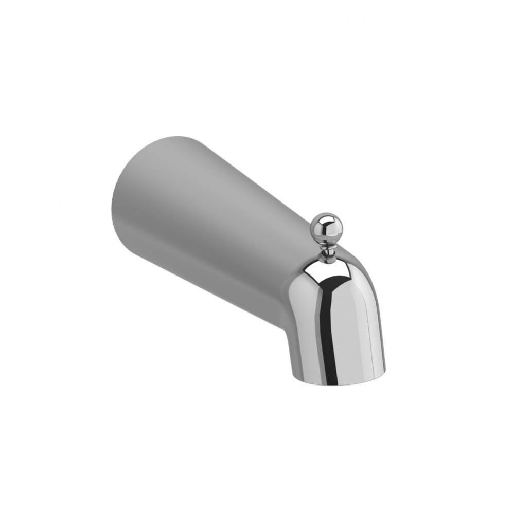 Wall-mount tub spout