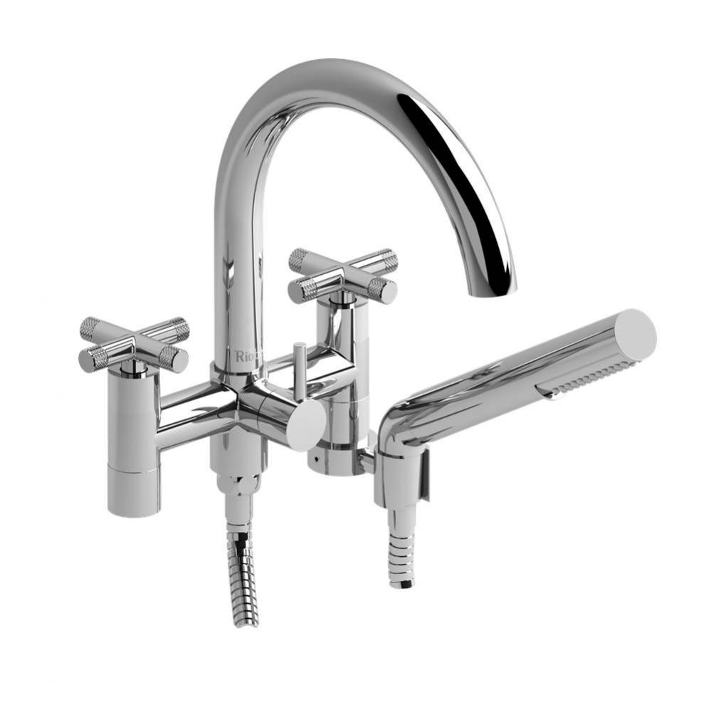 6'' tub filler with handshower