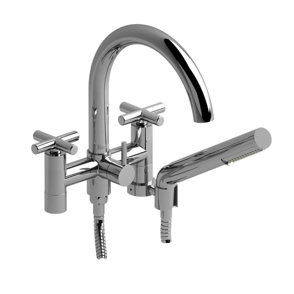 6'' tub filler with handshower