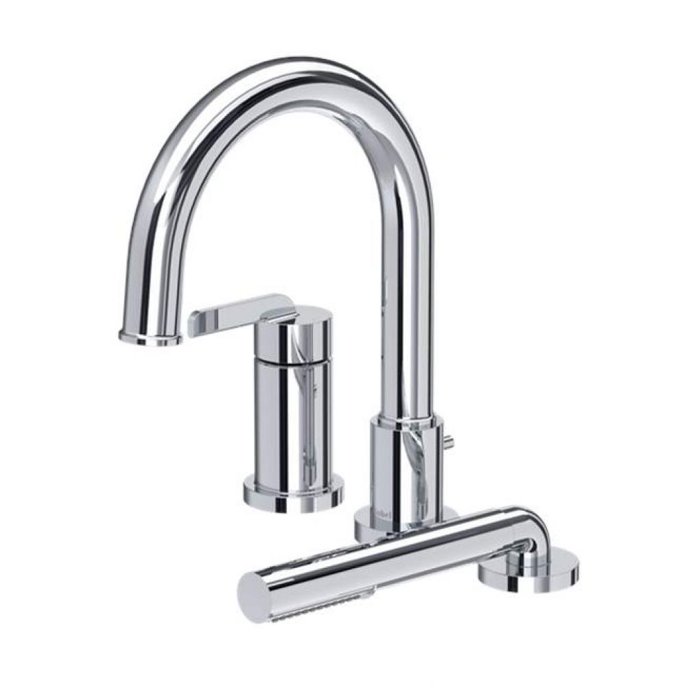 Authentica™ 3-Hole Pressure Balance Deck Mount Tub Filler Trim