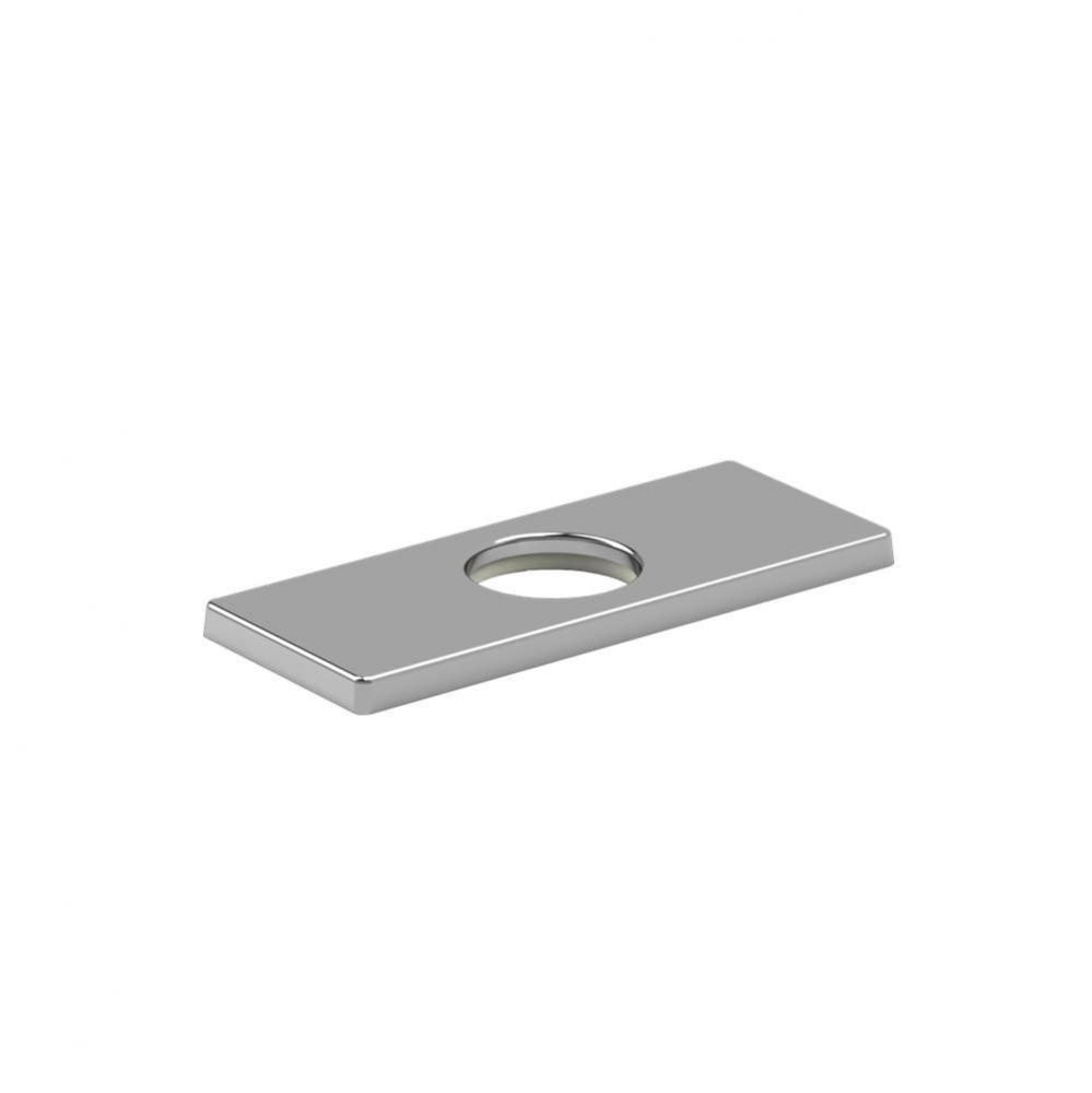 4'' center rectangular deck plate