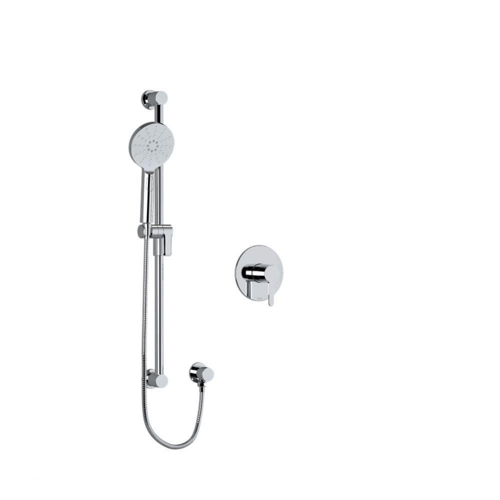 Type P (pressure balance) shower