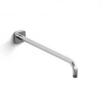 Riobel 574C - 16'' Reach Wall Mount Shower Arm With Square Escutcheon